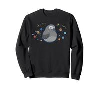 Africano Grigio Paffuto Come Un Pianeta Sistema Solare Birb Felpa