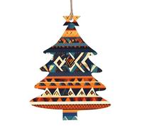 Africano Modelli Nazionali Stampa Ornamenti di Natale in Legno Ciondolo Fai Da Te Natale Vacanze Albero Decorazioni, Angeli, Camp