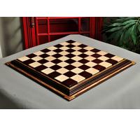 Africano Palissandro/Bird's Eye Acero Signature Lusso Scacchi Board- 2.5 "