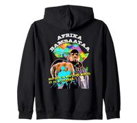 Afrika Bambaataa_001_Back Printed Felpa con Cappuccio