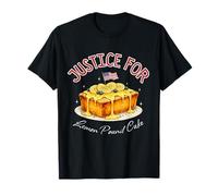 Afro Justice for Lemon Pound Cake Funny Graphic Maglietta