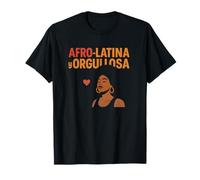 Afro Latina Orgoglio Afro-Latina y Orgullosa Empowerment Maglietta
