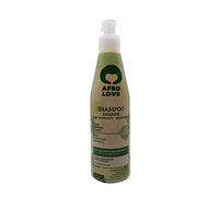 Afro Love Shampoo detergente profondo senza siliconi, solfati e parabeni per capelli ricci 290 ml, con menta, eucalipto e rosmarino