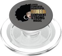 Afro Potente Black Queen Melanina Magia Storia Nera PopSockets PopGrip per MagSafe