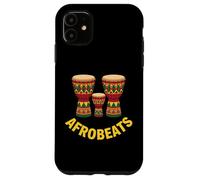Afrobeats Music African Vibes Drums Opere d'arte Custodia per iPhone 11