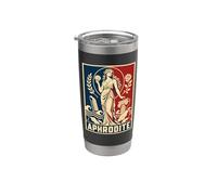 Afrodite greca dea femminile dell'amore Bicchiere termico in acciaio inox doppia parete