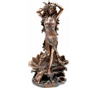 Afrodite/Venere dea greca emergente statua in bronzo fuso a freddo e resina 1...