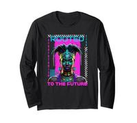 Afrofuturism Rooted To The Future Black Woman Maglia a Manica