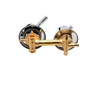 AFRUDDR Miscelatore doccia con deviatore 2/3/4/5 vie Vite uscita acqua | Filettatura interasse 10 cm 12,5 cm valvola miscelatrice ottone bagno doccia miscelatore rubinetto doccia cabina doccia