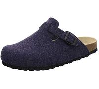 AFS Pantofole da Uomo Chiuse in Feltro, comode, Calde Scarpe Invernali, Made in Germany, 36900 (43 EU, Blu)