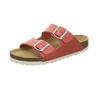 AFS-Schuhe 2100, pantofole da donna alla moda, in vera pelle di alta qualità, Made in Germany, Pelle verniciata corallo, 39 EU