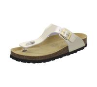 AFS-Schuhe 2107, sandali da donna alla moda, in pelle, comode pantofole con plantare, Made in Germany, Vernice dorata, 40 EU