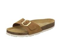 AFS-Schuhe 2112, pantofole da donna alla moda, in vera pelle di alta qualità, Made in Germany, Cognac Velour, 38 EU