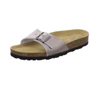 AFS-Schuhe 2112, pantofole da donna alla moda, in vera pelle di alta qualità, Made in Germany, metallic, 39 EU