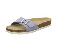 AFS-Schuhe 2112, pantofole da donna alla moda, in vera pelle di alta qualità, Made in Germany, Sky Nubuk, 39 EU