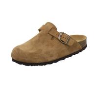 AFS-Schuhe 2900, comode pantofole da donna chiuse, zoccoli da donna in pelle, Made in Germany, cognac, 45 EU