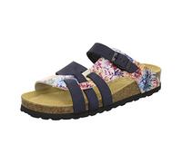 AFS-Schuhe, pantofole da donna in vera pelle, di alta qualità, con suola Eva, made in Germany, 2122, Blu, 41 EU