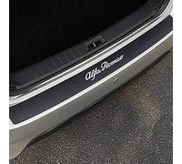 AFSNT Protezione Paraurti Posteriore Auto per Alfa Romeo Giulietta Giulia Stelvio Junior Tonale Mito, Fibra Carbonio Protettore del Bagagliaioin Accessori Auto