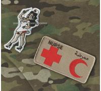 AFSOC TCCC PEDRO PJ Combat ParareSCUE νeΙcrο 2-PATCH: Red Hot-Pants Nurse + SSI