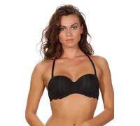After Eden Strapless Bra in Recycled Fabric And Lace, Nero, 4C Donna
