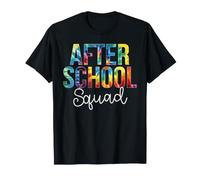 After School Squad Back to School Tie Dye Retro Rainbow Maglietta