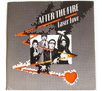 After The Fire - After The Fire Laser Love 7" CBS CBS7769 EX/EX 1979 die-cut picture sleeve, orange vinyl