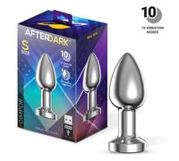 AfterDark Dimpor Metal Vibrating Anal Plug Size S
