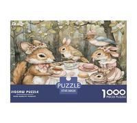 Afternoon Tea Party Wildlife Puzzle 1000 Pezzi Per Adulti - Sfidanti E Divertenti, Ideal Per Gioco Familiare E Rilassamento, Regalo Adulti 38x26cm/1000pcs