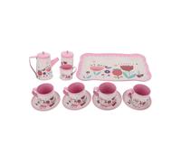 Afternoon Tea Set Toy Pretend Play for Kids 9x9cm Round Shape 1 Set