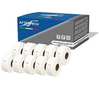 Aftertech 10x 11352 25x54mm Rotoli di Etichette adesive compatibili (500 Etichette/rotolo = 5000 totali) per Dymo LabelWriter Seiko SLP etichettatrici stampanti S0722520 10x11352