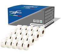 Aftertech 20x 11352 25x54mm Rotoli di Etichette adesive compatibili (500 Etichette/rotolo = 10000 totali) per Dymo LabelWriter Seiko SLP etichettatrici stampanti S0722520 20x11352