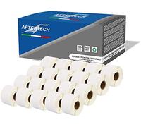 Aftertech 20x 99018 38x190mm Rotoli di Etichette adesive compatibili (110 Etichette/rotolo = 2200 totali) per Dymo LabelWriter Seiko SLP etichettatrici stampanti S0722470 20x99018