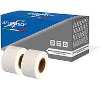 Aftertech 2x 99010 28x89mm Rotoli di Etichette adesive compatibili (130 Etichette/rotolo = 260 totali) per Dymo LabelWriter Seiko SLP etichettatrici stampanti S0722370 2x99010