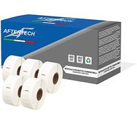 Aftertech 5x 11352 25x54mm Rotoli di Etichette adesive compatibili (500 Etichette/rotolo = 2500 totali) per Dymo LabelWriter Seiko SLP etichettatrici stampanti S0722520 5x11352
