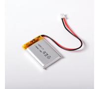AFTERTECH 602535 500mAh 0,5Ah 35x25x6mm CELLA POLIMERI DI LITIO LI-POLIMER LIPO 3,7v 3,7v RICARICABILE CON BMS E CONNETTORE JST PHR 02 M3E1