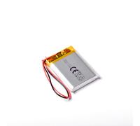 AFTERTECH 653042 820mAh 0,82Ah 42x30x6,5mm CELLA POLIMERI DI LITIO LI-POLIMER LIPO 3,7v RICARICABILE CON BMS E CONNETTORE JST PHR 02 M1Q1