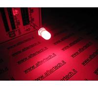 Aftertech® FOGGY 100 DIODI LED LEDS ROSSI 5mm ROSSO LUCE DIFFUSA DIFFUSED + RESISTENZE A2B17.A2C48