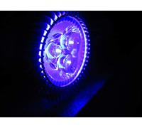 Aftertech® UV MR16 3x1w LED 3w LAMPADINA FARETTO DICROICA ultravioletto 12v WOOD E5D1