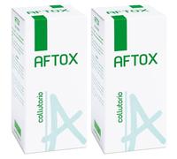 Aftox Collutorio Flacone Bianco 2x100 ml