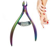 AFTREN Tagliacuticole 3/4 ganascia Tronchesi per cuticole estremamente affilate Forbici a molla Tagliaunghie in acciaio inossidabile Tagliaunghie per pedicure Strumento per unghie Pinze multiuso