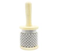 Afuche Percussion - Strumento musicale latino con perline in acciaio | Mano Shaker Latino Ritmo Strumento per Classroom Band Educazione Musicale Bambini Gruppo Attività Apprendimento Ritmo