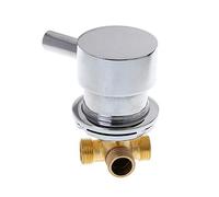 AFUDER Miscelatore Cabina Doccia Miscelatore per miscelatore acqua calda e fredda Two In One Out Rubinetto G1 / 2 "Per la doccia Drop Ship