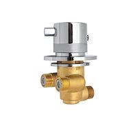 AFUDER Miscelatore Termostatico Miscelatore per Doccia in Ottone doccia Rubinetti con Valvola di Uscita a 1 via Miscelazione di Acqua calda e fredda Cabina Doccia