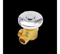 AFUDER Rubinetto Termostatico Miscelatore per Doccia in Ottone, Valvola di Uscita a 1 Via, Miscela di Acqua Fredda e Calda, Fissato al Muro (Interruttore di Comando)