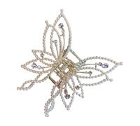 Afurl Clip a farfalla per capelli spessi, clip per capelli con strass, clip per capelli con brillantini | forte tenuta, copricapo alla moda e scintillante per l'inizio della scuola