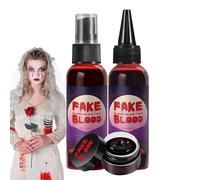 Afurl Sangue di vampiro, sangue di palcoscenico, 160 ml, spray realistico per sangue artificiale, effetto speciale, colorante per palcoscenico, trucco per trucco e travestimento
