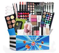 Afurl Set trucco professionale 24 pezzi - Set di bellezza da viaggio - Kit di trucco multiuso per adulti, uomini, donne, truccatori, estetiste