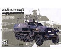 AFV Club AF35S50 Sdkfz 251/3 Ausf. C Panzerwagen 1/35 Scala Plastica Kit -
