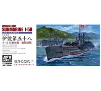 AFV Club Modellino Sottomarino Giapponese I-58 with Kaiten Scala 1:350- AFVSE73508