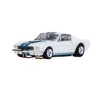 AFX 22068 1965 Shelby GT35 White / Blue HO Scale Slot Car